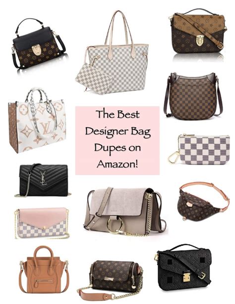 designer bag dupes amazon|designer knockoff bags amazon.